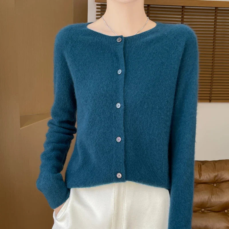 Aline - Cardigan Morbido in Cashmere