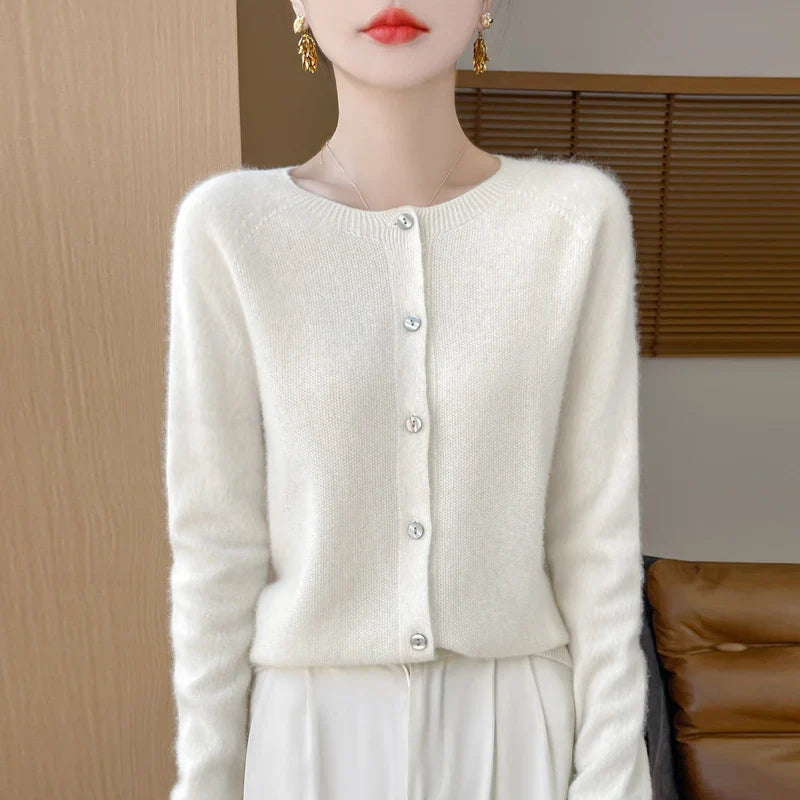 Aline - Cardigan Morbido in Cashmere