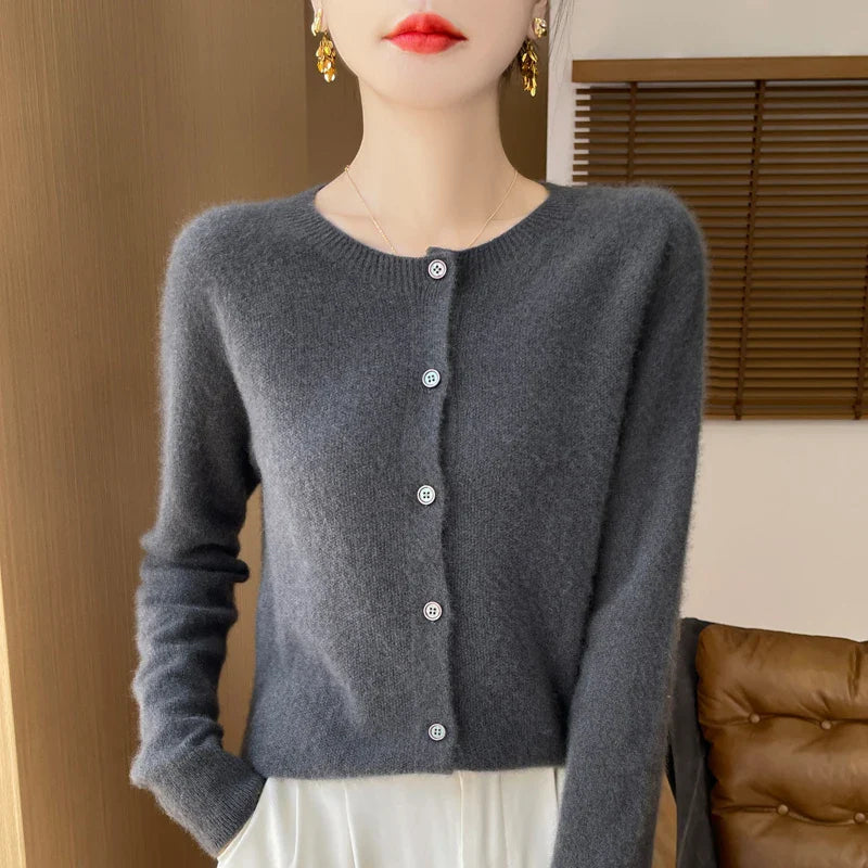 Aline - Cardigan Morbido in Cashmere