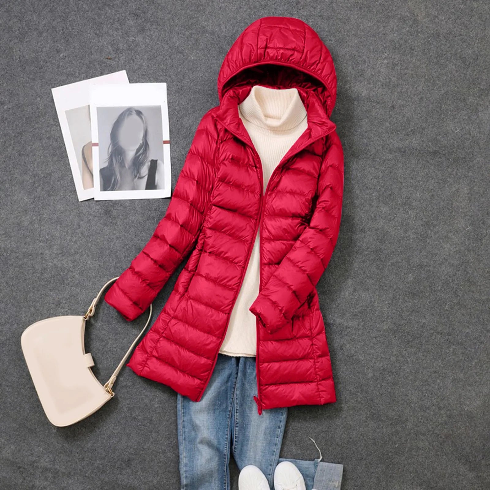 Agatha | Premium Down-Filled Raincoat