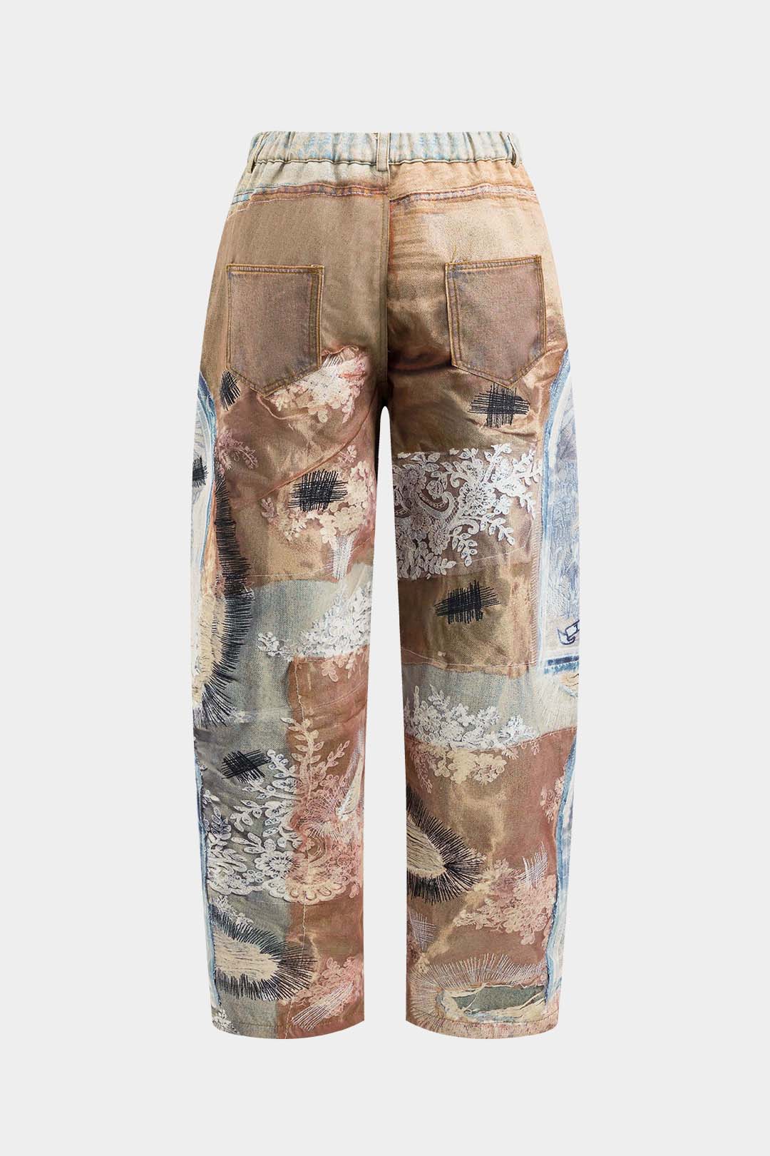 Aria | Abstract Print Trousers
