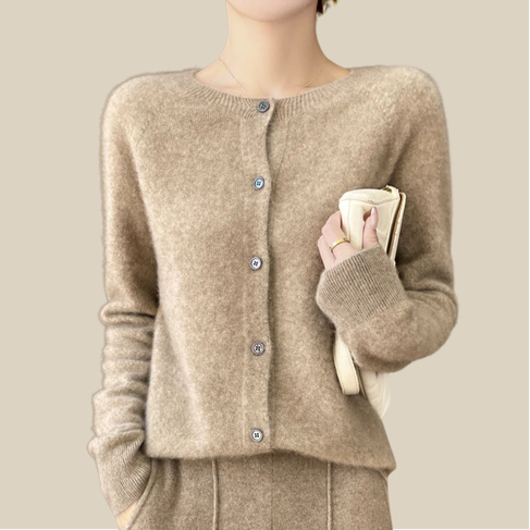 Aline - Cardigan Morbido in Cashmere