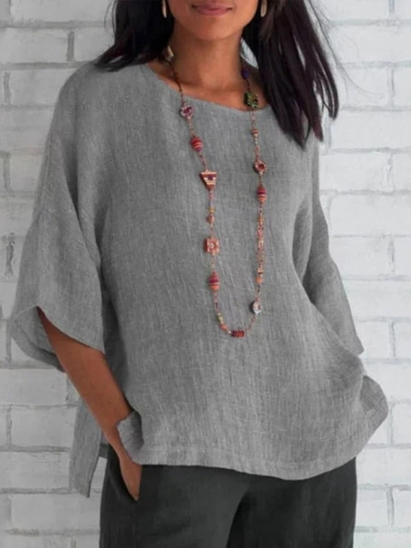 Crewneck || Cotton Shirt Top