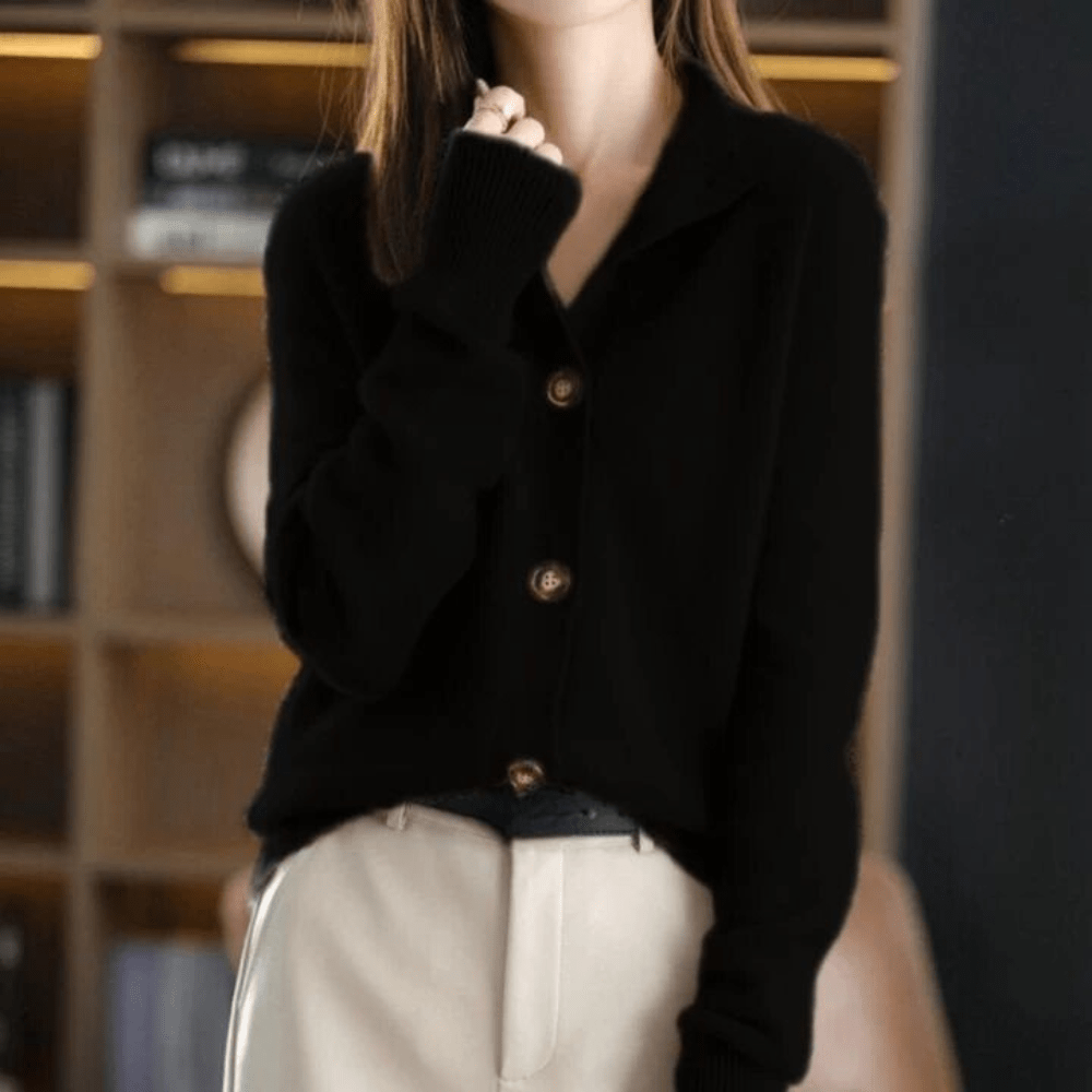 Anny - Cardigan in Maglia di Cashmere