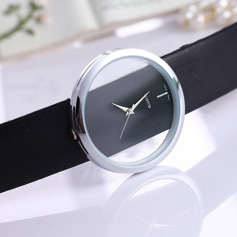 Bastien | Elegant Quartz Watch with Transparent Dial