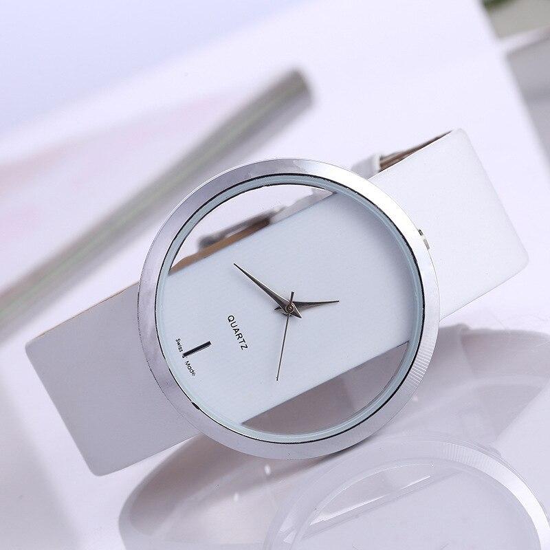 Bastien | Elegant Quartz Watch with Transparent Dial