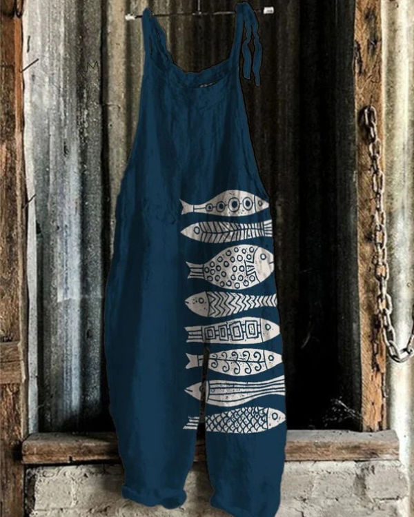 Fish Japanese Art Jumpsuit