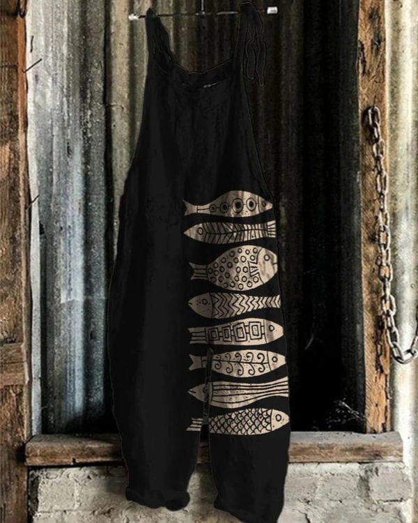 Fish Japanese Art Jumpsuit